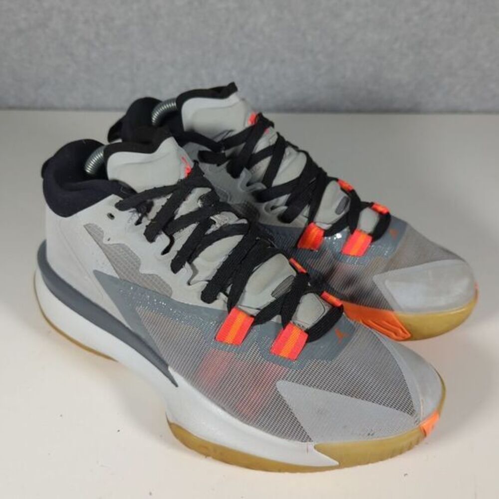 Jordan Zion 1 Light Smoke Gray 2021 Shoes Sneakers Mens 8.5 *READ‎